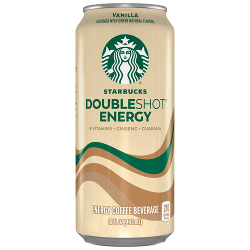 Starbucks Doubleshot Energy Vanilla with Cow Milk · Café y cremas · 15 fl oz