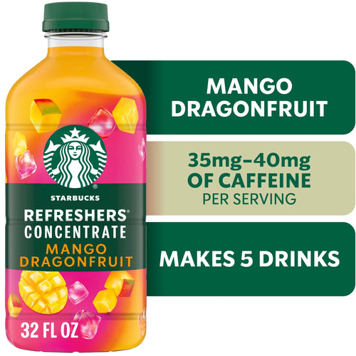 Starbucks Refreshers Concentrate Mango Dragonfruit · Café y cremas · 32 fl oz