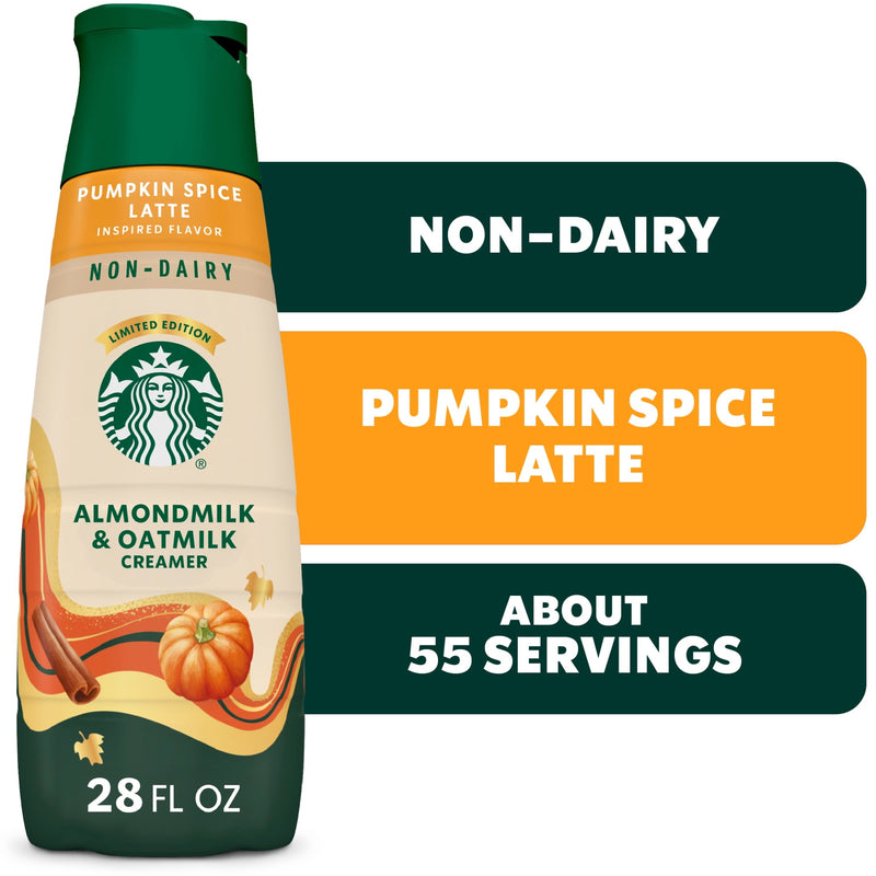 Starbucks Pumpkin Spice · Crema para café · 28 fl oz · botella