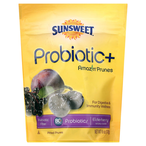 Sunsweet Probiotic+ Amazin Prunes · Fruta seca · 6 oz · bolsa