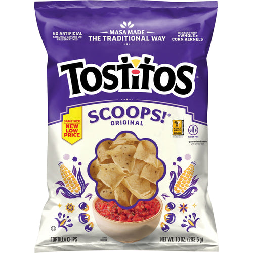 Tostitos Scoops Original · Totopos · 10 oz · bolsa