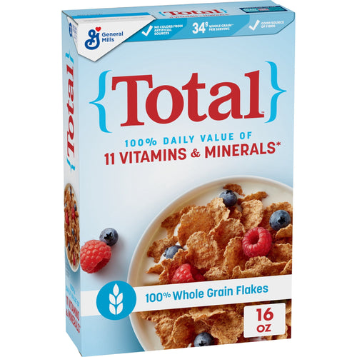Total 100% Daily Value of 11 Vitamins and Minerals · Cereal · 16 oz