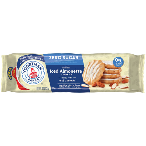 VOORTMAN Bakery Iced Almonette · Galletas · 8 oz