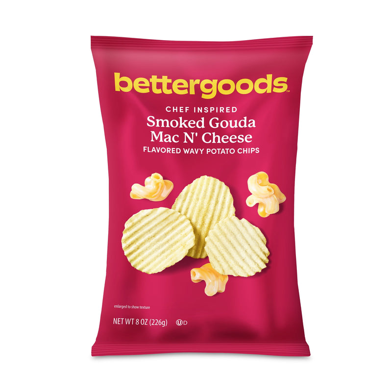 bettergoods Chef Inspired Smoked Gouda Mac N' Cheese Wavy · Papas · 8 oz